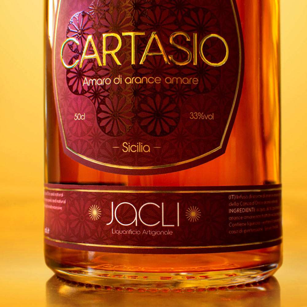 Cartasio-Etichette jacli shooting prodotto iride consulting